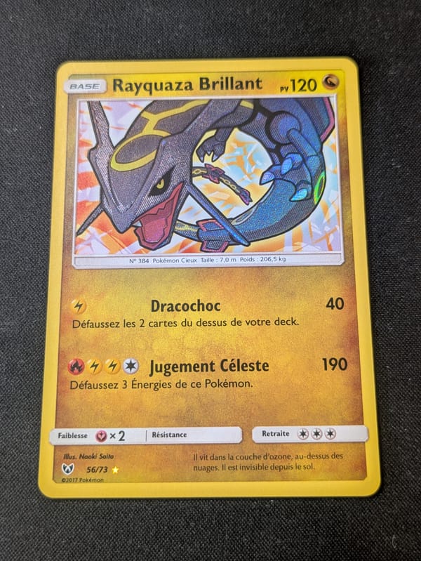Rayquaza Brillant 56/73