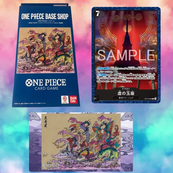One Piece BASE SHOP Limited Playmat vol.2 - The Five Elders