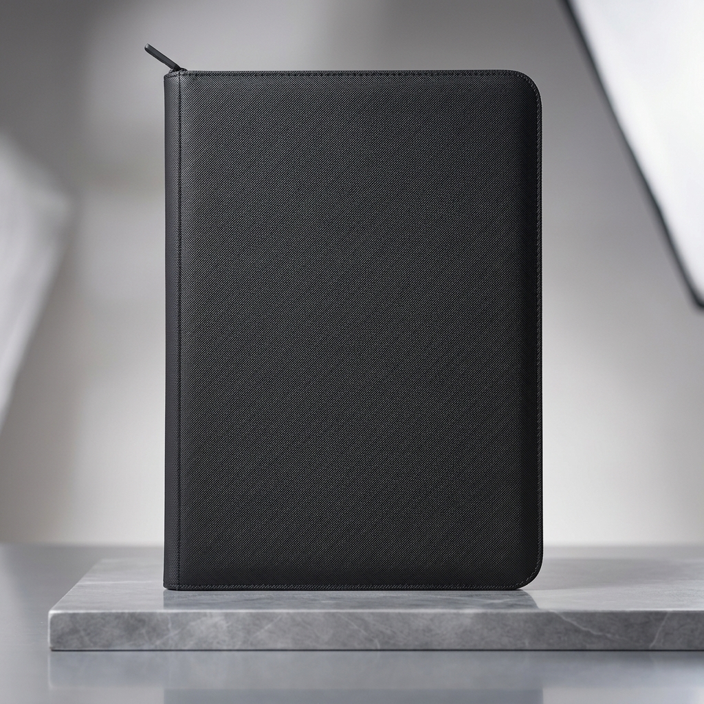 Classeur premium zippé Noir