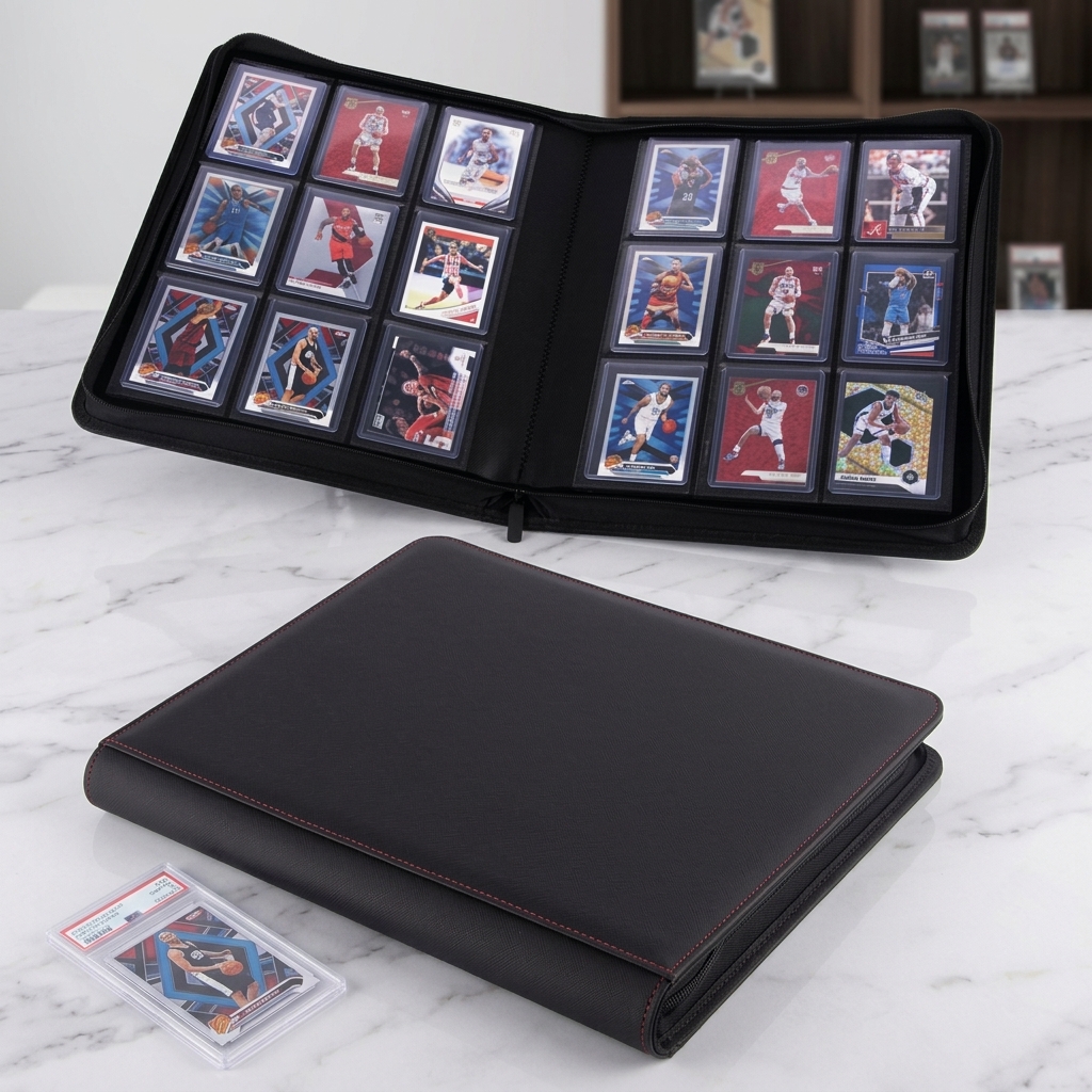 Classeur Premium pour Top Loader zippé Noir